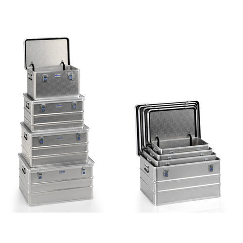 Транспортный контейнер - G®-PROFESSIONAL BOX Set A 1599 - Gmöhling Transportgeräte GmbH - из алюминия / штабелируемый / безопасный