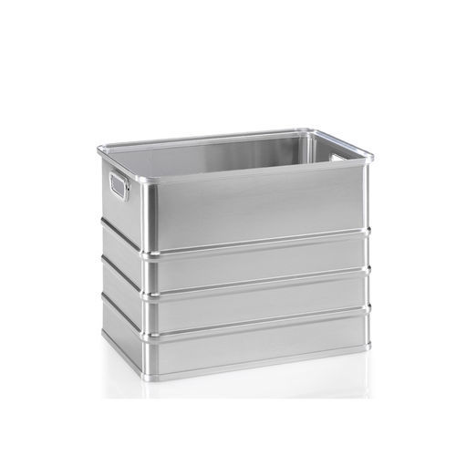 Корзина для хранения - G®-CRATE A 152 - Gmöhling Transportgeräte GmbH - из алюминия / перфорированный / штабелируемый