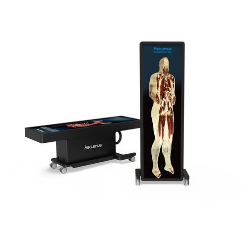 Анатомический стол для обучения - TBK 99 EA - Taiwan Main Orthopaedic Biotechnology - для виртуального рассечения / мобильный / с регулируемой высотой