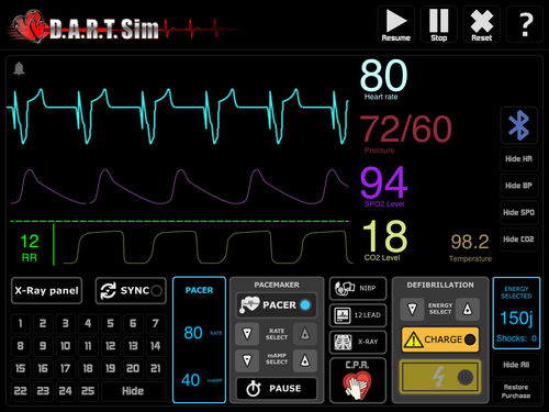Медицинское программное обеспечение - D.A.R.T 1 - DART Sim ECG Simulator - для ЭКГ / управление рабочим процессом ECG в режиме онлайн / для симуляции