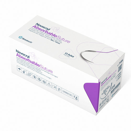 Шовный материал рассасывающийся - NEVOCRYL PGA  - Betatech Medical - для общей хирургии / для ортопедической хирургии / для офтальмологической хирургии