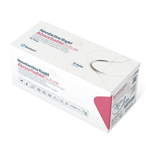 Шовный материал рассасывающийся - NEVOLACTINE RAPID PGLA - Betatech Medical - для челюстно-лицевой хирургии / для офтальмологической хирургии / для урогинекологической хирургии