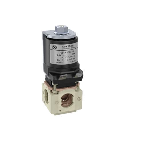 Клапан медицинской - 43.00x.xx6 - A. u. K. Müller GmbH & Co. KG - с соленоидом / с разделением жидкости / с прямым приводом