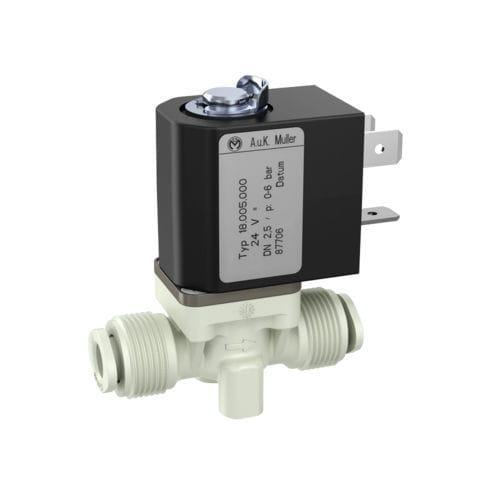 Клапан для медицинских газов - 18.00x.000 - A. u. K. Müller GmbH & Co. KG - изоляционный / с соленоидом / с прямым приводом