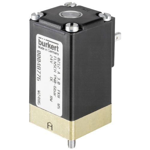 Клапан медицинской - 0212 - Bürkert GmbH & Co. KG Fluid Control Systems - для газов / с соленоидом / из нержавеющей стали