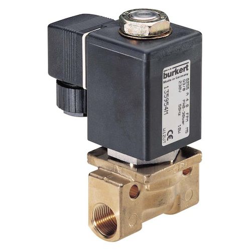 Клапан медицинской - 0255  - Bürkert GmbH & Co. KG Fluid Control Systems - с соленоидом / из нержавеющей стали / из латуни