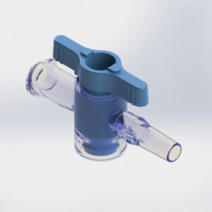 Соединитель для перфузии с краном - 561023 - Elcam Medical Italy - прямой / LUER®-lock