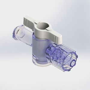 Соединитель для перфузии с краном - 562125 - Elcam Medical Italy - прямой / LUER®-lock