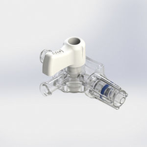 Соединитель для перфузии с краном - 565336 - Elcam Medical Italy - Т-образный / LUER®-lock