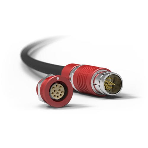 Коннектор для медицинских приборов - Core series AluLite™ - Fischer Connectors - из алюминия / герметичный / круговой
