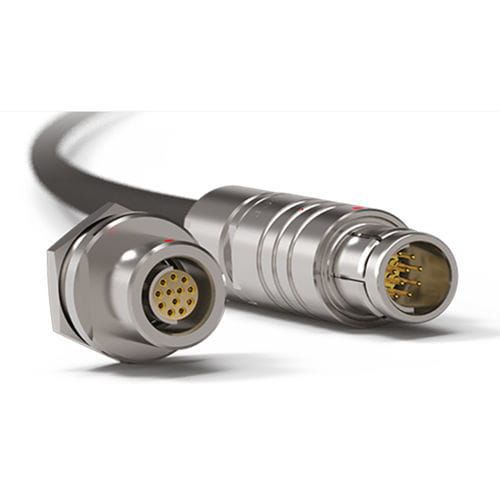 Коннектор для медицинских приборов - Core series  - Fischer Connectors - из нержавеющей стали / герметичный / круговой