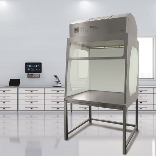 Лабораторная рабочая станция для чистого помещения - CleanBoy® Plus - Spetec - напольный / с HEPA-фильтром / с ламинарным потоком