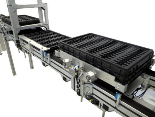 Укладчик на паллеты для разгрузочно-погрузочных работ - Easy-Line - FLG Automation AG - компактный / лотка