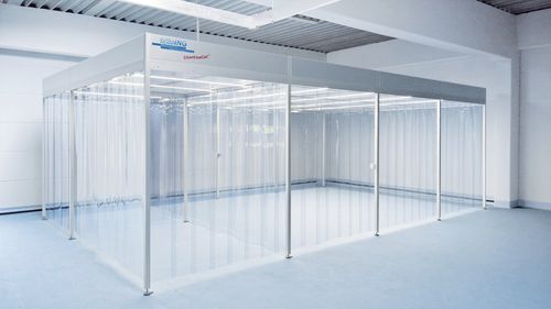 Чистая комната для упаковки фармацевтической продукции - CleanFlowCell®  - SCHILLING ENGINEERING - модульный / класс ISO 6 / с ламинарным потоком