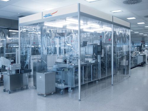 Чистая комната для фармацевтической промышленности - CleanFlowCell® 3000.4.365 - SCHILLING ENGINEERING - модульный / встроенный / класс D
