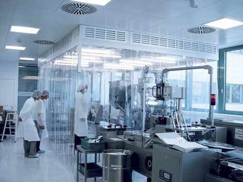 Чистая комната для фармацевтической промышленности - CleanFlowCell® F10 - SCHILLING ENGINEERING - модульный / встроенный / с мягкой завесой
