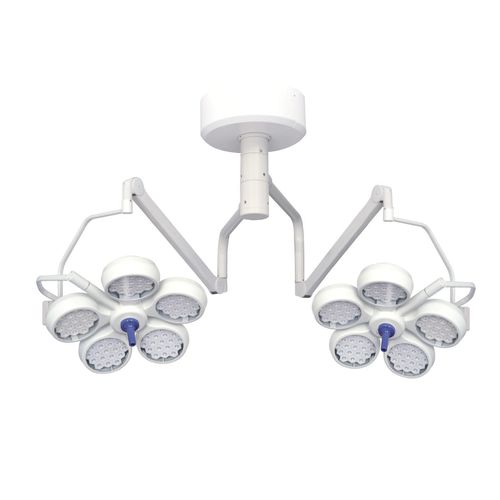 Потолочный хирургический светильник - 5D - Ningbo Techart Medical Equipment - светодиодный / 2 штатива / 95