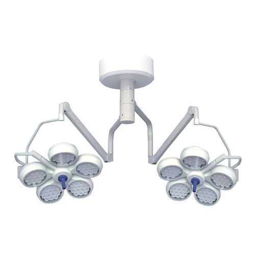 Потолочный хирургический светильник - DEL 5 - Ningbo Techart Medical Equipment - светодиодный / 2 штатива / 96