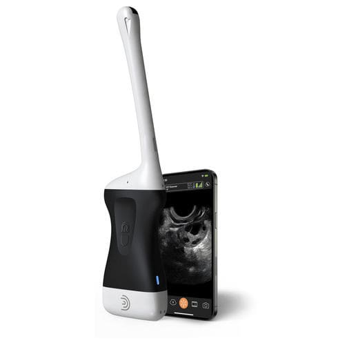 Портативный ультразвуковой сканер - EC7 HD3 - Clarius Mobile Health - для эндовагинального узи / цветовой допплер / черно-белый
