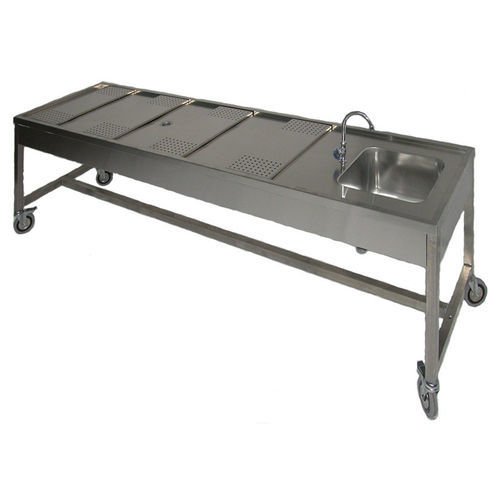 Стол для аутопсии - CT96 A/F - comfit s.r.l - для сечения / прямоугольный / фиксированный