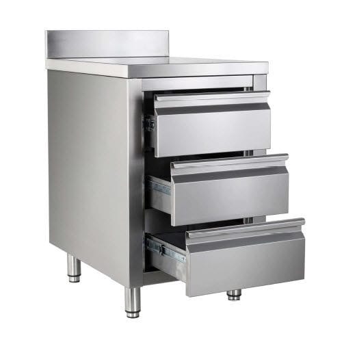 Шкаф для больниц - COM – CB 50-3D - comfit s.r.l - для лабораторий / с выдвижным ящиком / из нержавеющей стали