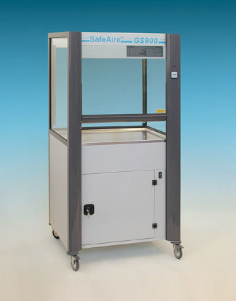 Вытяжной шкаф вытяжка химреагентов - GS 900 - comfit s.r.l - для содержания в изолированном пространстве / для лабораторий / на роликах