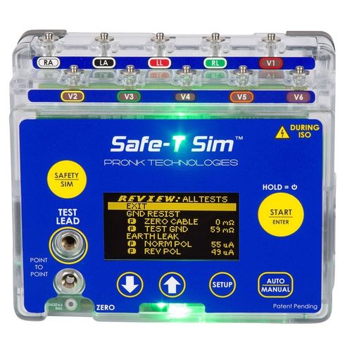Тестер электробезопасности - Safe-T Sim® - Pronk Technologies - для контроля / для медицинских приборов / переносной