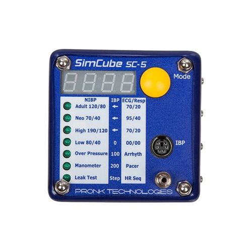 Медицинский симулятор для ЭКГ - SC-5 SimCube® - Pronk Technologies - PNI / частоты сердечных сокращений / для обследования дыхательной функции