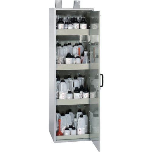 Шкаф для химических продуктов - ACID line pure - Düperthal Sicherheitstechnik GmbH & Co. KG - для больниц / с полкой / 1 дверца