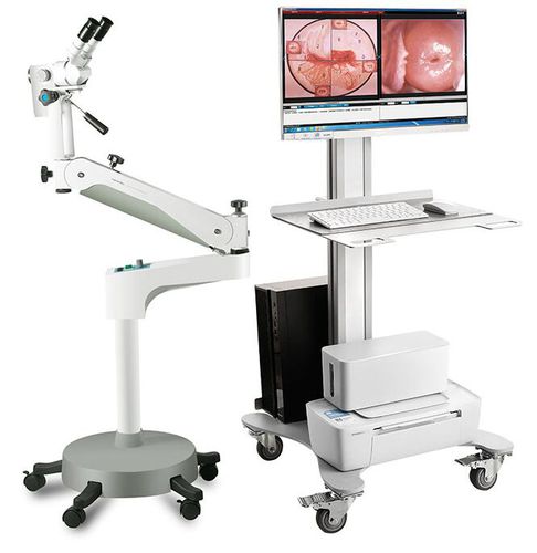 Видеокольпоскоп - KN-2200B - Kernel Medical Equipment Co., Ltd - бинокулярный / на тележке