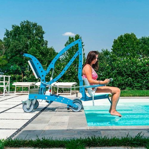 Подъемник для пациентов на аккумуляторе - EcoPool - DiGi Project - на роликах / для бассейна / подъемный