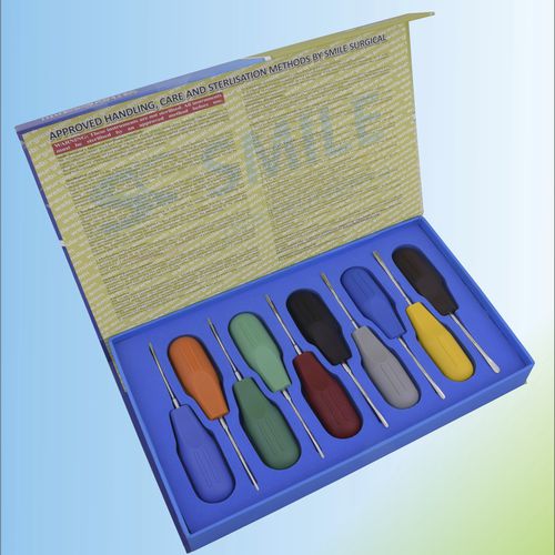 Изогнутый набор периотомов - SSI 786-4531 - Smile Surgical Ireland Limited - прямой / из нержавеющей стали