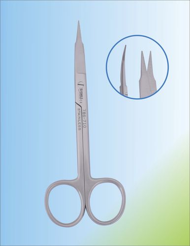 Ножницы для стоматологической хирургии - SSI 786-710 - Smile Surgical Ireland Limited - Goldman-Fox / для человека / изогнутый