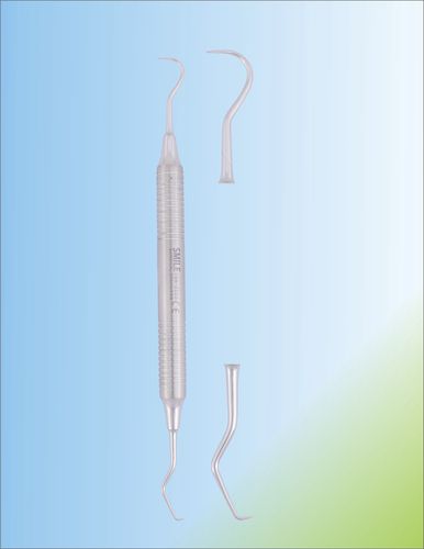 Пародонтальный инструмент для удаления зубного налета - SSI 786-2122 - Smile Surgical Ireland Limited - двойной / из нержавеющей стали / стерилизуемый в автоклаве