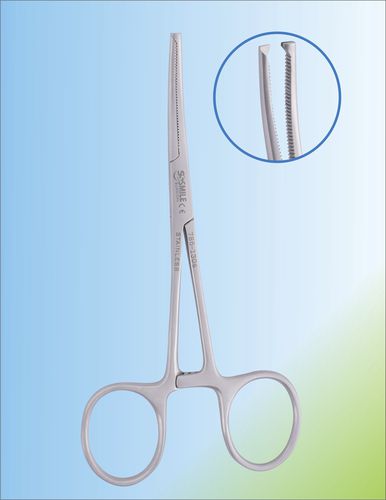 Зажим для стоматологии - SSI 786-1304 - Smile Surgical Ireland Limited - для наложения швов / Кохер / с зубцами
