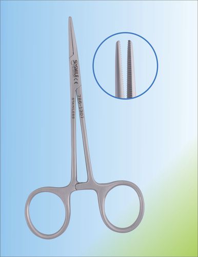 Зажим для стоматологии - SSI 786-1307 - Smile Surgical Ireland Limited - Halstead / многоразовый / прямой