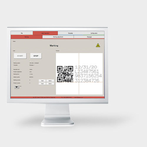 Программное обеспечение для контроля - Draw - FOBA Laser Marking + Engraving, ALLTEC GmbH - CAO / для импортации / для обеспечения безопасности