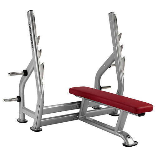 Плоская силовая скамья - L815BB - BH Fitness - с держателем гантелей