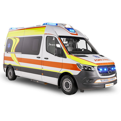 Спасательная машина скорой помощи - Sprinter Life III - Olmedo Special Vehicles - модульная