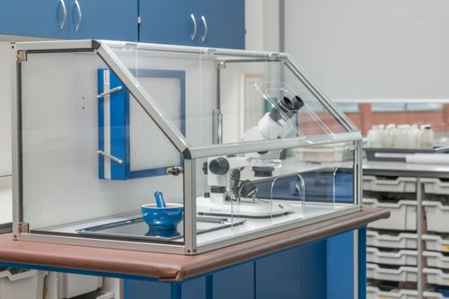 Ламинарный бокс вытяжка химреагентов - WAYSAFE SA1000 - Solotec Scientific - для взвешивания / для микроскопии / для опасных материалов