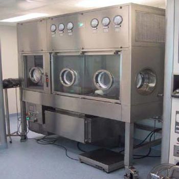 Изолятор для активных фармацевтических субстанций - Lesatec - класс ISO 5 / напольный / с отрицательным давлением