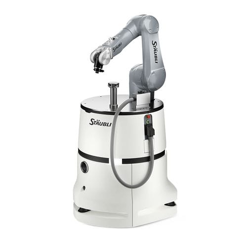 Перегрузочный роботизированный кронштейн - MRS90 - Stäubli Robotics - для фармацевтической промышленности / шарнирный / напольный