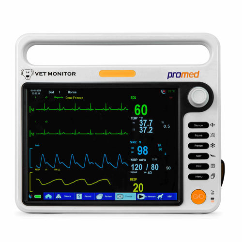 Переносной монитор пациента - PM-12B - Promed Technology - для ЭКГ / RESP / SpO2