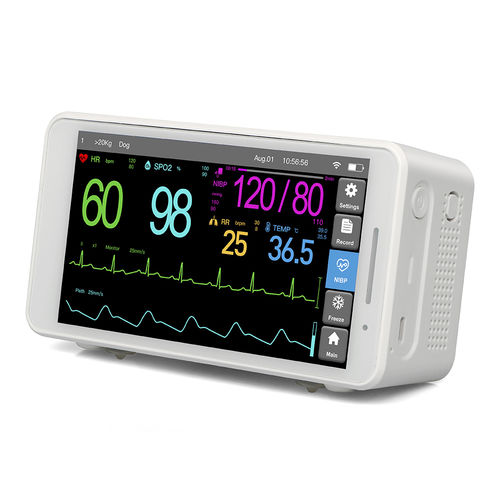 Портативный монитор контроля жизненных функций - PM-5 Plus - Promed Technology - для ЭКГ / TEMP / артериального давления