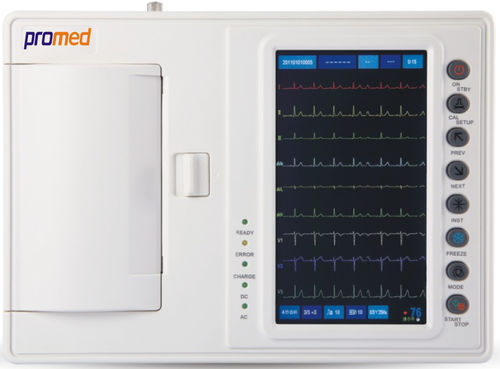Электрокардиограф для спокойного состояния - ECG-T6 - Promed Technology - 6 каналов / цифровой / с принтером