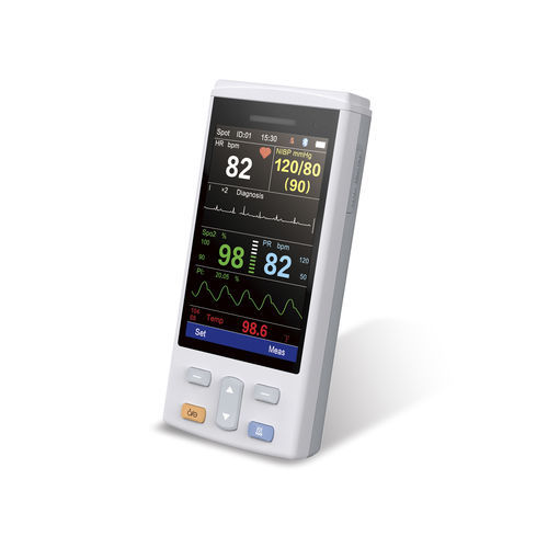 Компактный монитор контроля жизненных функций - PM-4 PLUS VET - Promed Technology - портативный / для измерения температуры / для ЭКГ