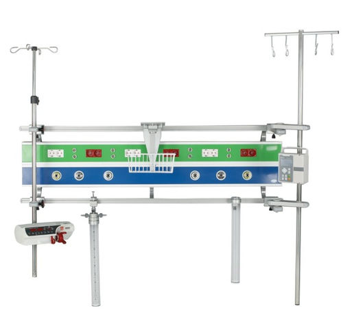 Горизонтальная панель для внутренних коммуникаций - YB 00 000 series - Çağdaş Medical - для отделения интенсивной терапии / с освещением
