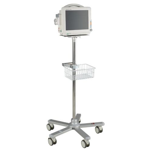 Медицинская тележка - ADAX 002 - Çağdaş Medical - для монитора / многофункциональная / из нержавеющей стали