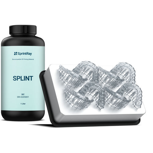 Стоматологический материал из полимера - Splint - SprintRay - для 3D-печати / биосовместимый