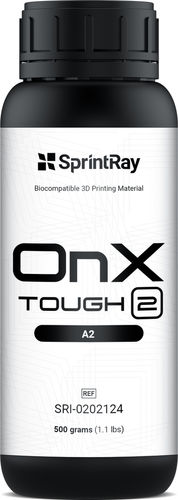 Стоматологический материал из полимера - OnX Tough 2 - A2  - SprintRay - для 3D-печати